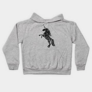 Distressed Unicorn Kids Hoodie